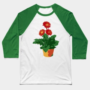 Gerbera - vector image Baseball T-Shirt